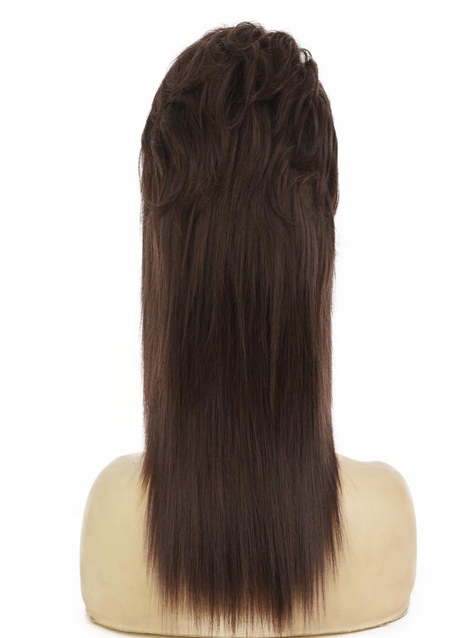 تسيسيس شعر مستعار بني طويل من تسيس للنساء، مستوحى من تسريحات شعر الروك في السبعينيات والثمانينيات، شعر مستعار كثيف ومتدرج بطول الكتف، مناسب للتنكر والاستخدام اليومي (بني) - Image 5